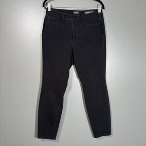 J Jill Denim Women's Premium Flex Black High Rise Leggings Jeggings - Size 8